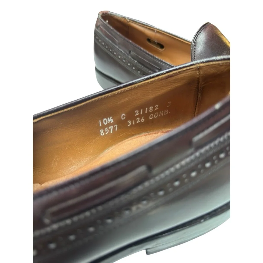 Allen Edmonds‎ Manchester Tassel Loafers Brown 10.5C Leather USA Dress